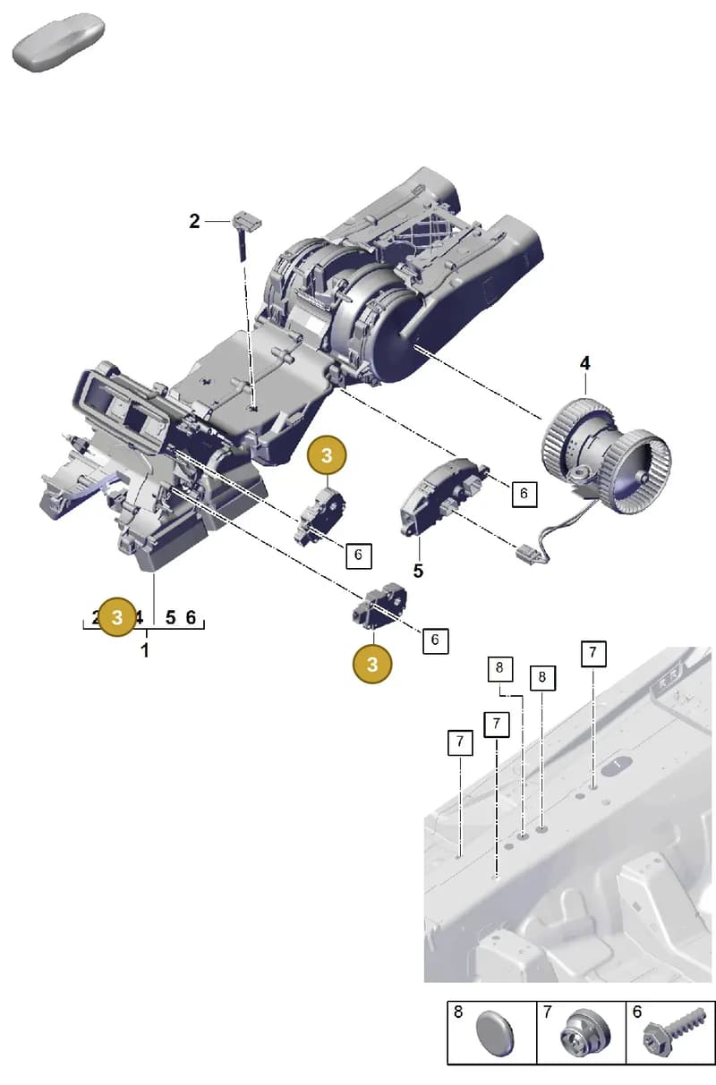 PAB82051101 — Porsche Cayenne Coupe (2023-2023) diagram p60814280, position 3