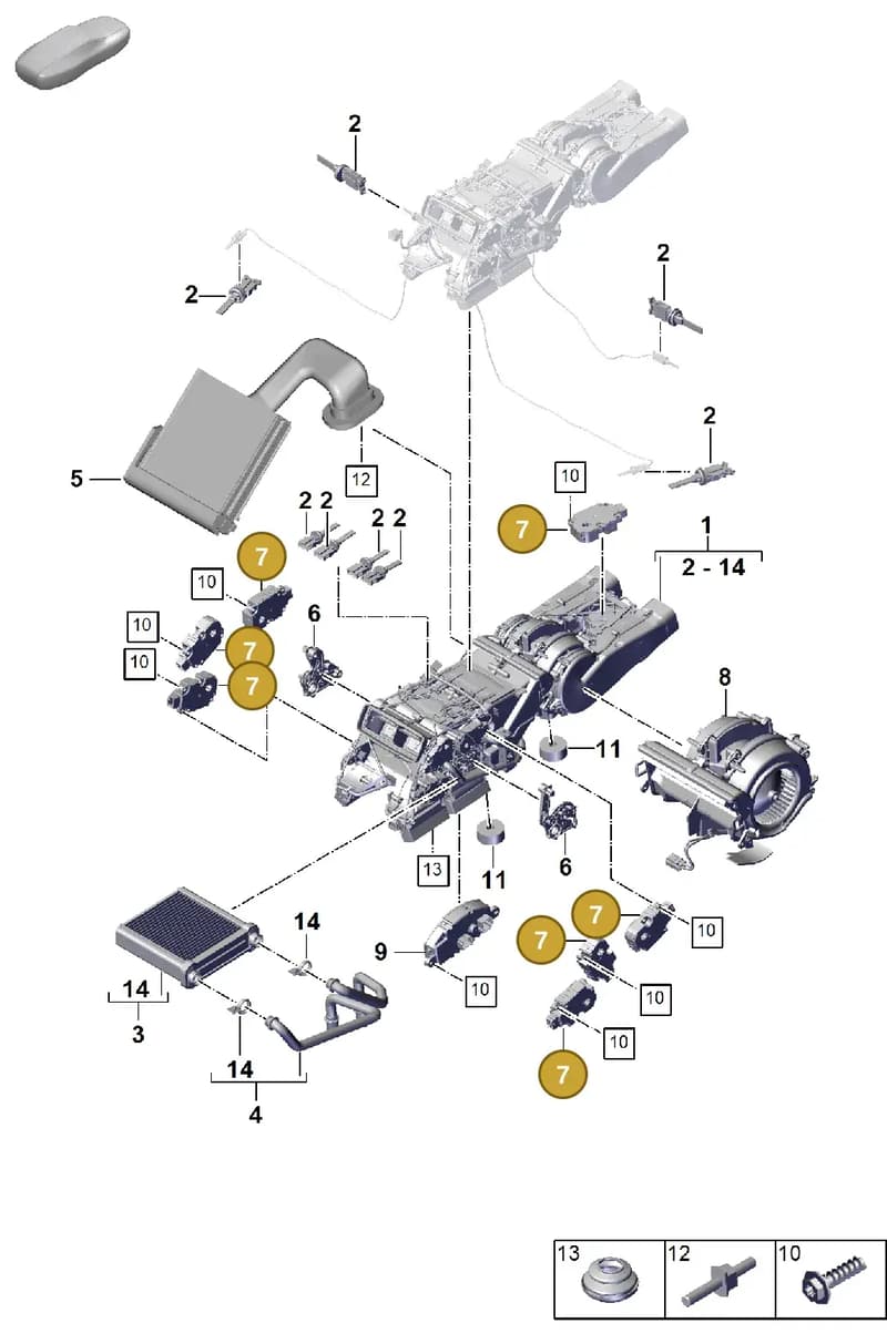PAB82051101 — Porsche Cayenne Coupe (2023-2023) diagram p60814270, position 7
