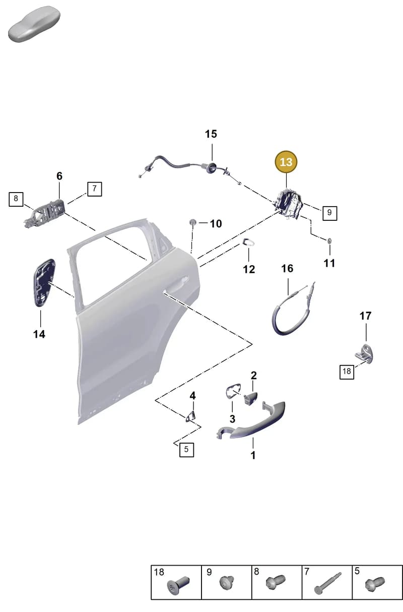 PAB839016C — Porsche Cayenne Coupe (2023-2023) diagram p60804275, position 13
