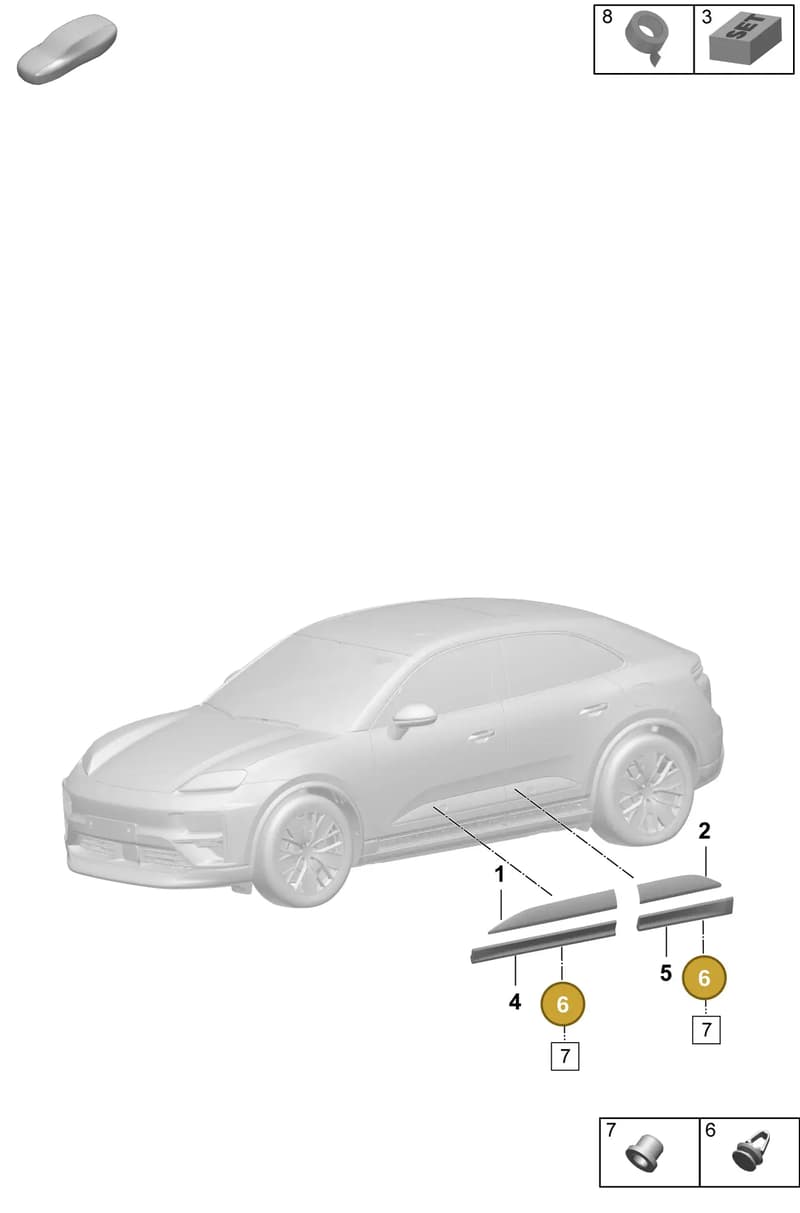 PAB85358510 — Porsche Macan (2024-2024) diagram p61810350, position 6