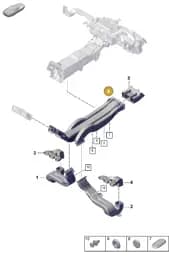 PAB85704200 Porsche Connecting Piece