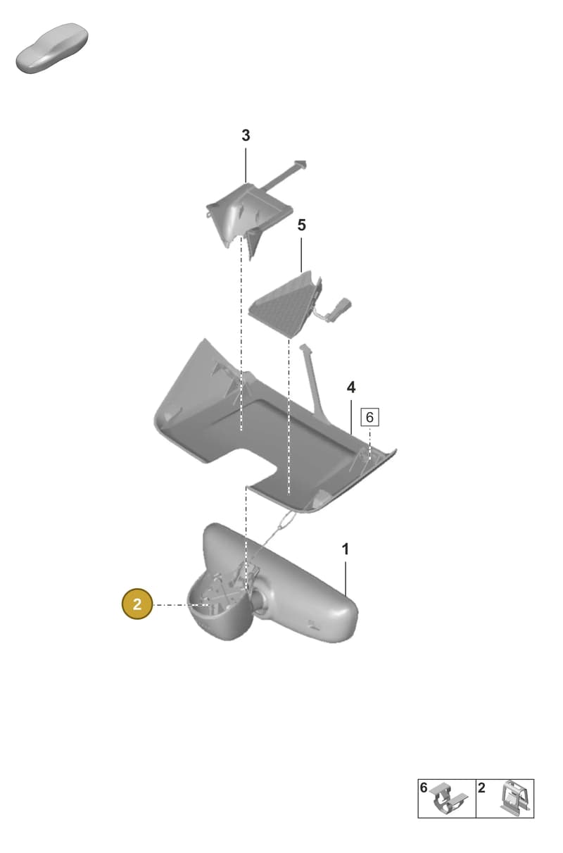PAB857118 — Porsche 911 (2021-2022) diagram p53809700, position 2