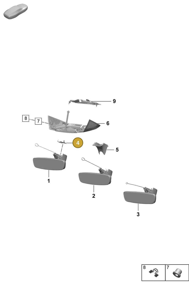 PAB857118 — Porsche Macan (2024-2024) diagram p61809600, position 4