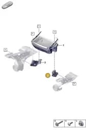PAB857745 Porsche Bracket