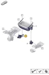 PAB857746 Porsche Bracket