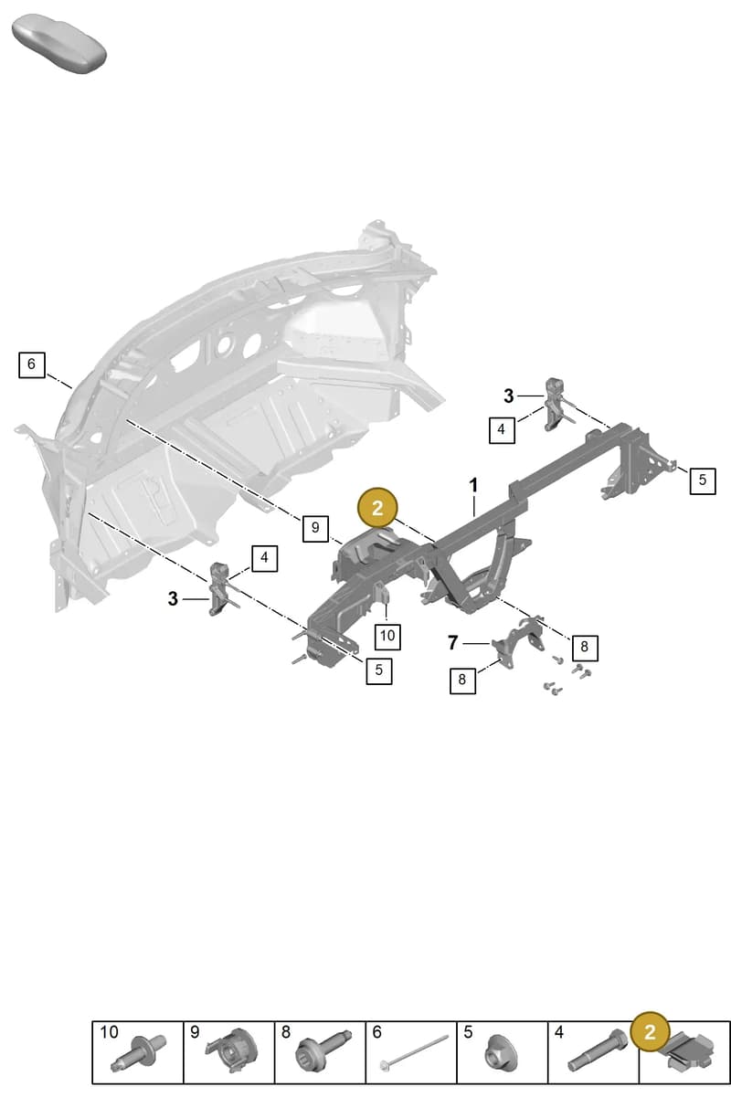 PAB85794900 — Porsche 911 (2024-2025) diagram p63809150, position 2