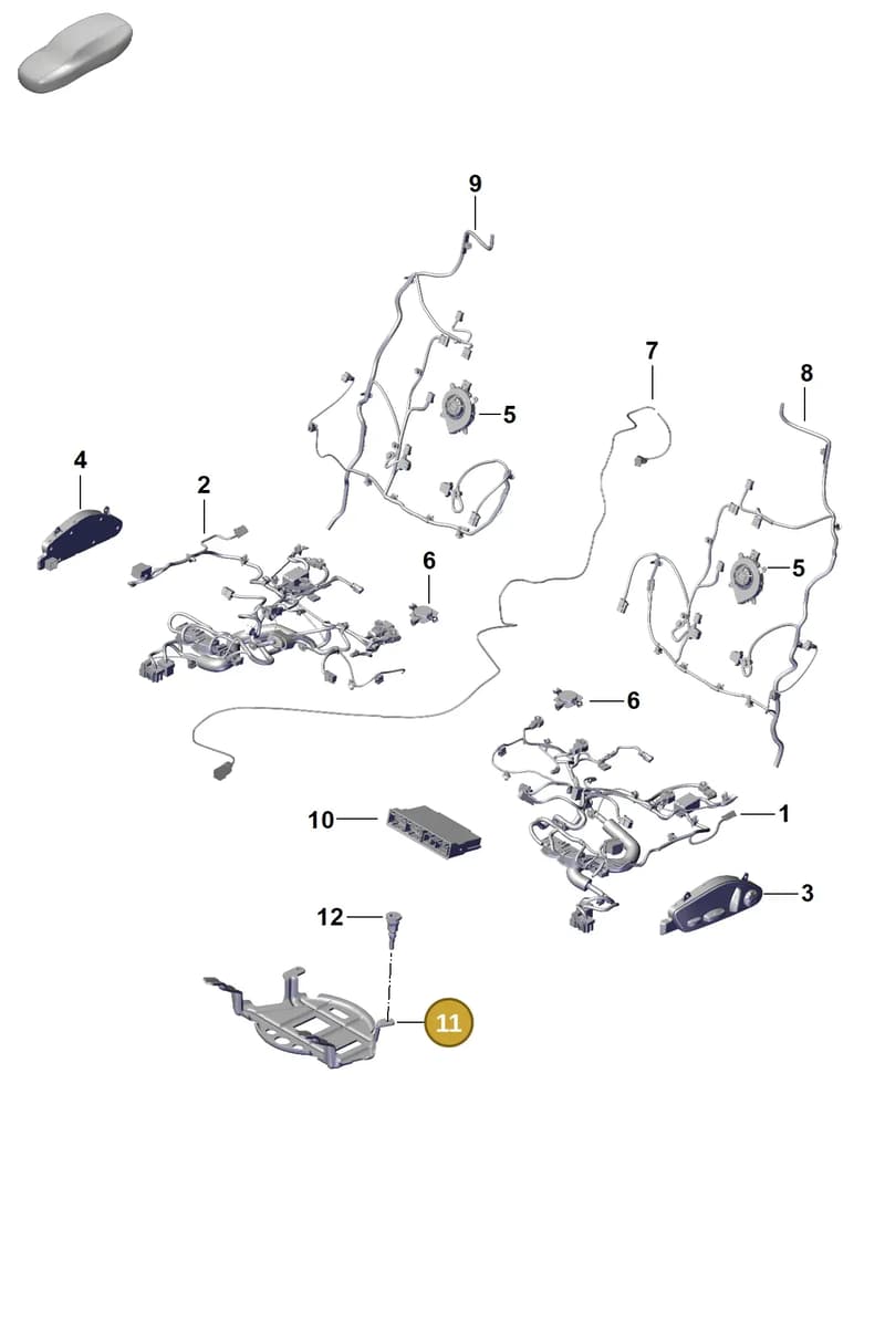 PAB881367 — Porsche Cayenne Coupe (2023-2023) diagram p60817510, position 11