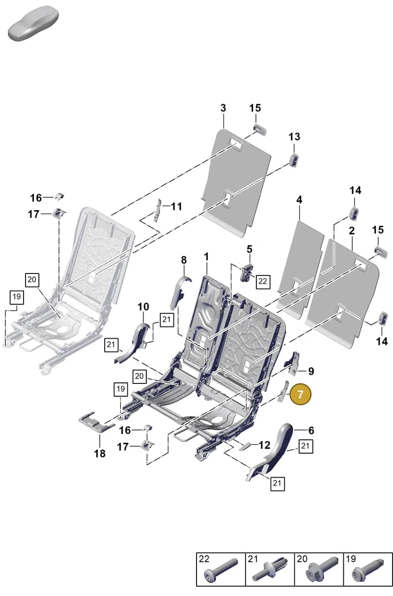 PAB88531800OB8 — Porsche Cayenne Hybrid Coupe (2023-) diagram p60818015, position 7