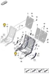 PAB887187001E0 Porsche Cover (Black 1E0)