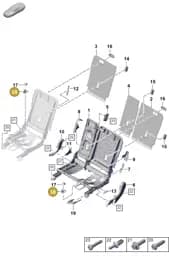 PAB887233001E0 Porsche Guide (Black 1E0)