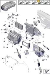 PAB89803700 Porsche Parts Set for Expansion Valve
