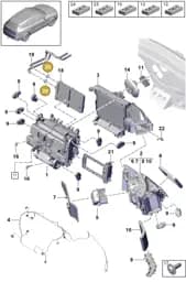 PAB898037C Porsche 1 Set of Clamps