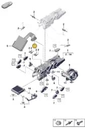 PAB898037E Porsche 1 Set Attachment Parts