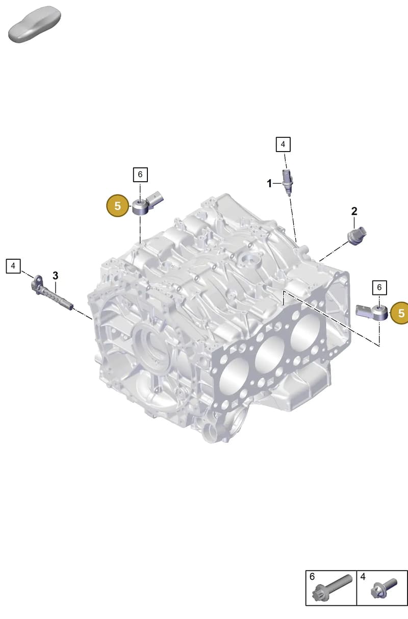 PAB905377B — Porsche 911 (2024-2025) diagram p63101160, position 5