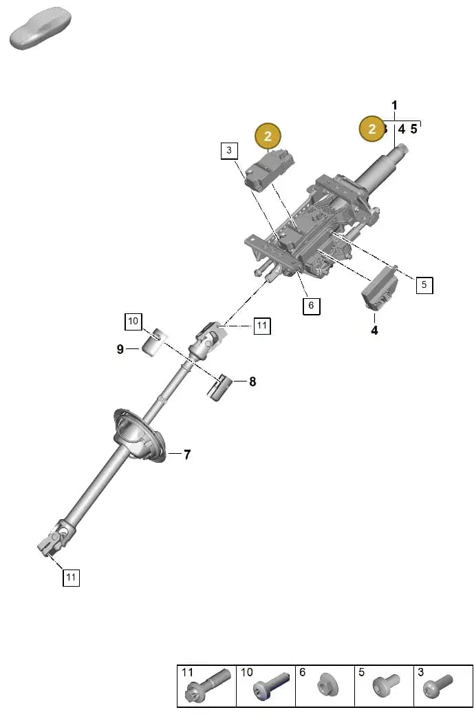 PAB905861 — Porsche Panamera (2023-2025) diagram p62403300, position 2