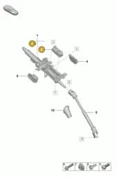 PAB905861 Porsche Steering Column Lock
