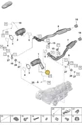 PAB906262D Porsche Lambda Probe