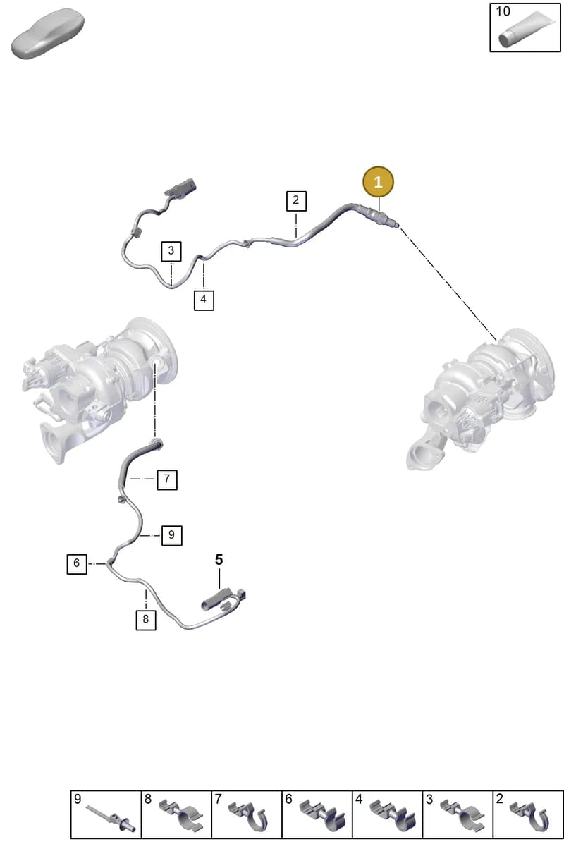 PAB906265AA — Porsche Panamera (2023-2025) diagram p62202050, position 1