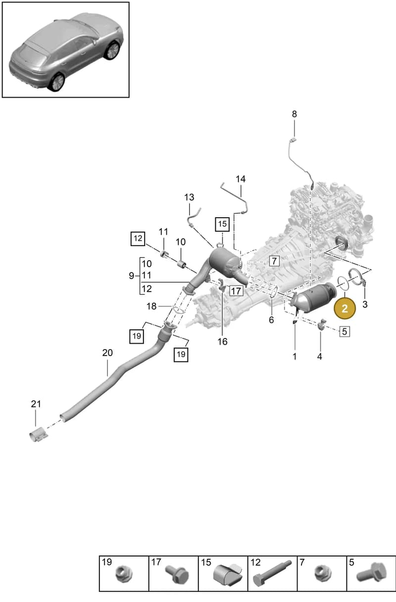 PAB906265Q — Porsche Macan (2018-2022) diagram p52202271, position 2