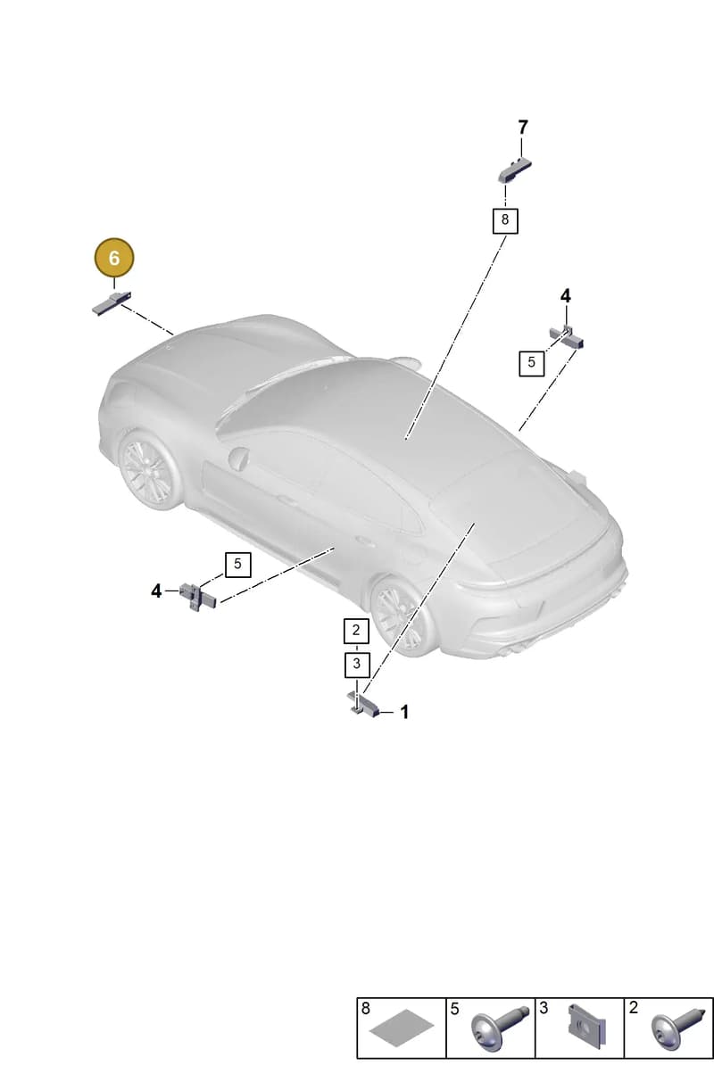PAB90724700 — Porsche Panamera (2023-2025) diagram p62911400, position 6