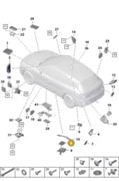 PAB907468C Porsche Control Unit for Gateway