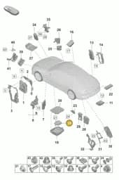 PAB907468S Porsche Control Unit for Gateway
