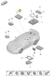 PAB907468T Porsche Control Unit for Gateway