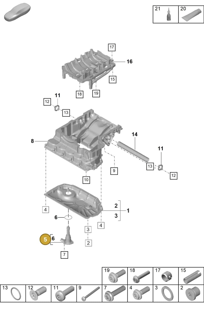 PAB907637A — Porsche Panamera (2023-2025) diagram p58104110, position 5