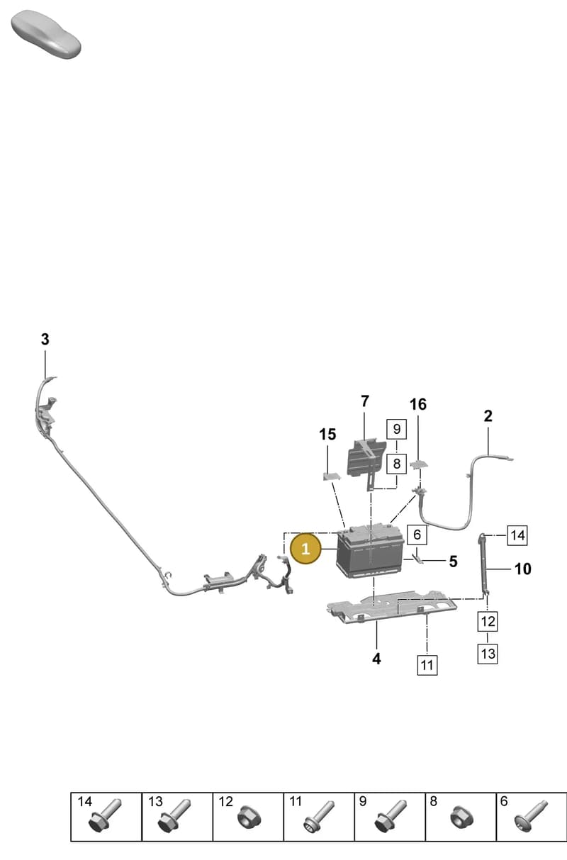 PAB915089B — Porsche Macan (2024-2024) diagram p61902300, position 1