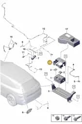 PAB91540011 Porsche Battery Cover