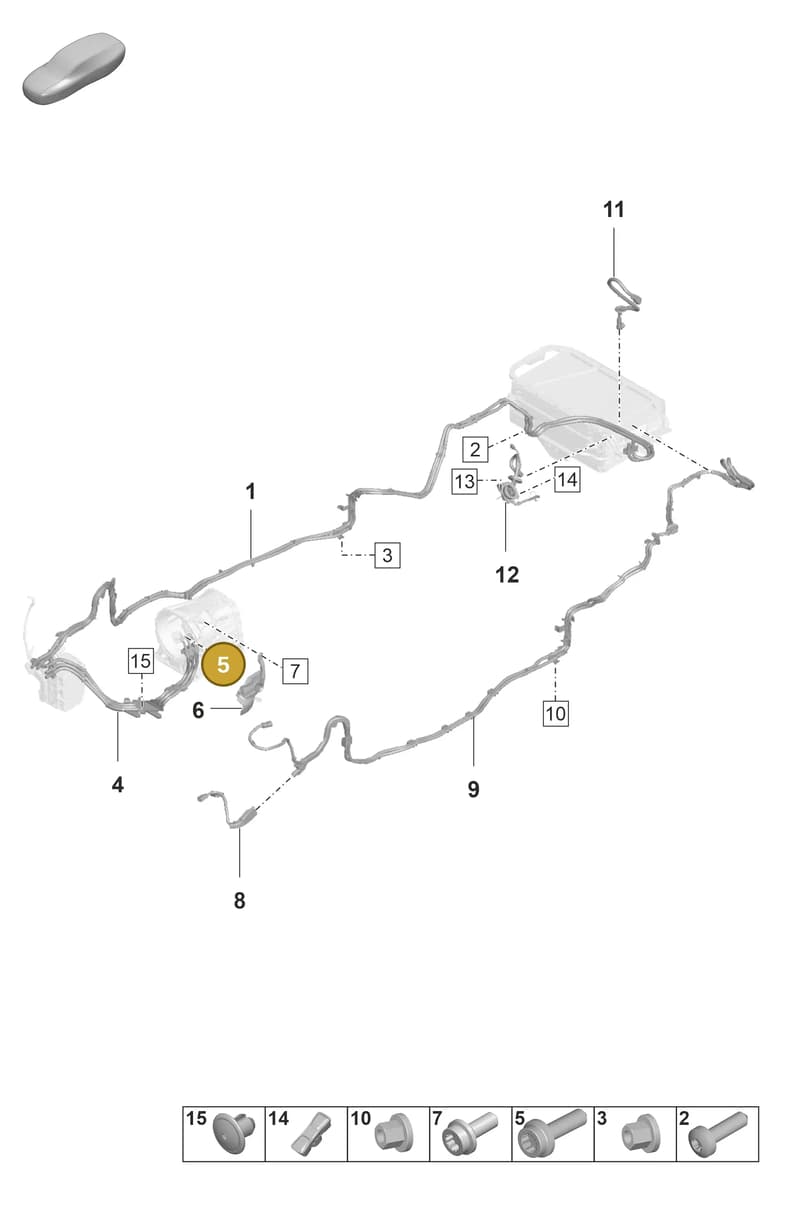 PAB915682H — Porsche Panamera (2020-2023) diagram p58901030, position 5