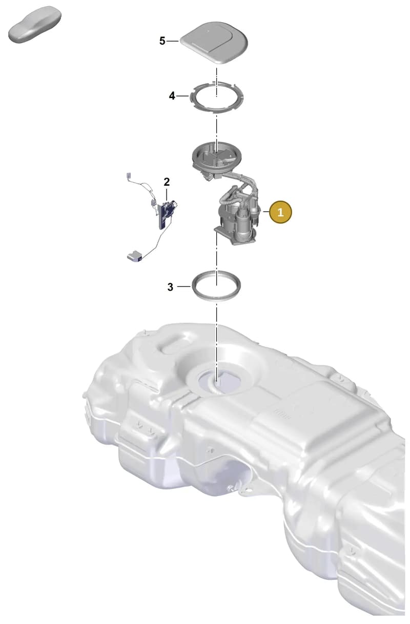 PAB919087 — Porsche Cayenne Coupe (2023-2023) diagram p60201070, position 1