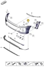 PAB919297AG2X Porsche Ultrasound Sensor (Primed G2X)