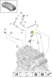 PAB919529F Porsche Exhaust Gas Temperature Sender