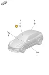 PAB919814 Porsche Sender