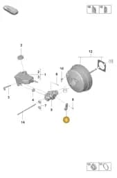 PAB945459 Porsche Brake Light Sensor