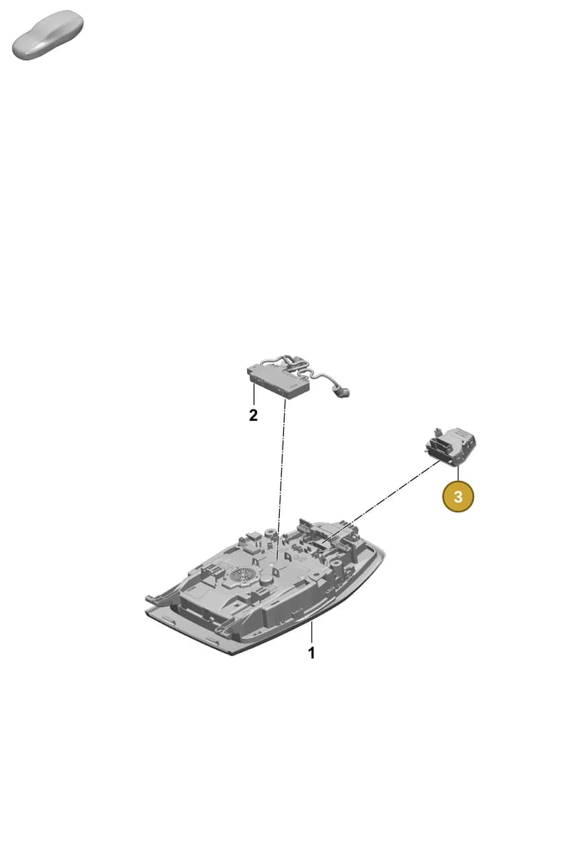 PAB951172A — Porsche Macan (2024-2024) diagram p61905900, position 3
