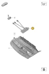 PAB951172 Porsche Anti-Theft Alarm Sensor