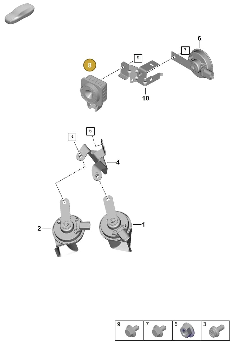 PAB951605B — Porsche 911 (2024-2025) diagram p63905000, position 8