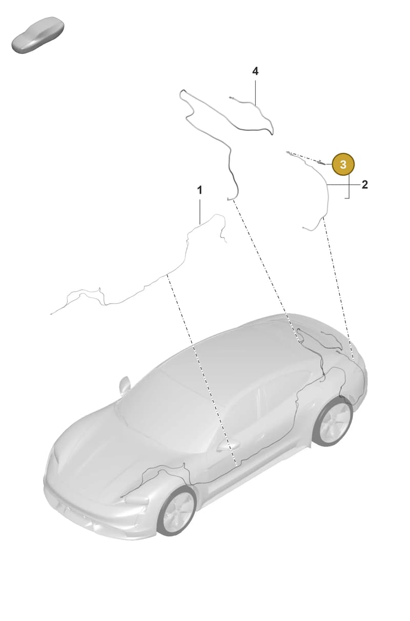 PAB955993A — Porsche Taycan Sport Turismo (2019-2024) diagram p56904020, position 3
