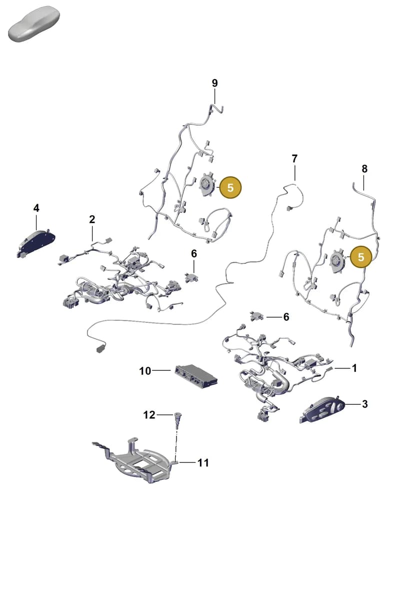 PAB963575 — Porsche Cayenne Coupe (2023-2023) diagram p60817520, position 5