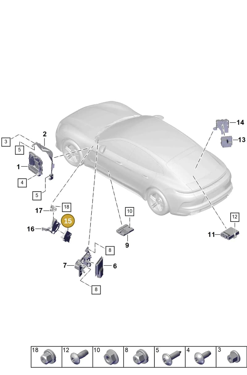 PAB965429G — Porsche Panamera (2023-2025) diagram p62901000, position 15