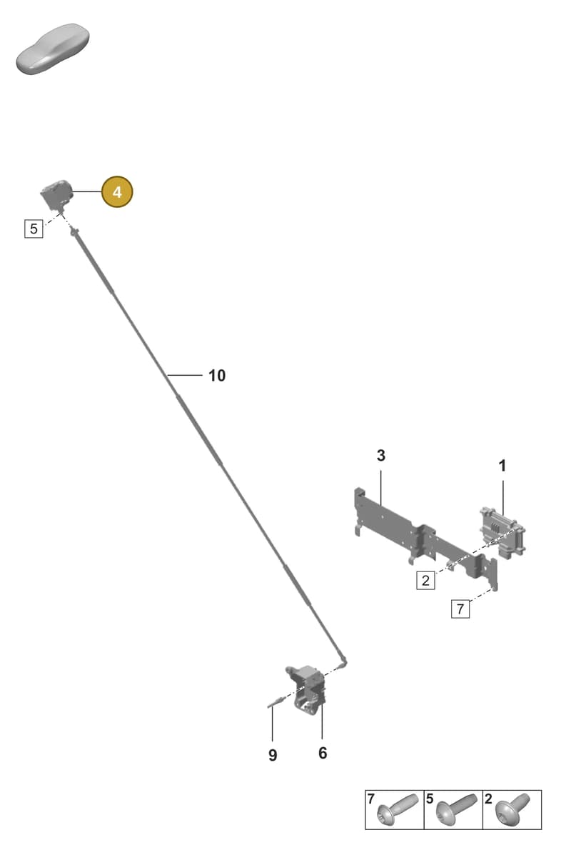 PAB980552A — Porsche 911 (2020-2022) diagram p53914000, position 4