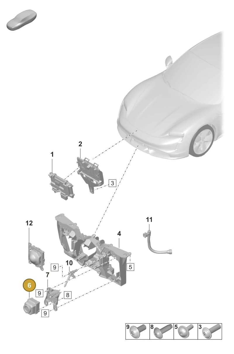 PAB980552A — Porsche Taycan Sport Turismo (2019-2024) diagram p56914000, position 6