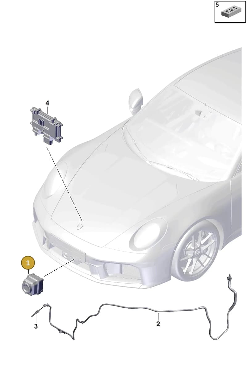 PAB980552A — Porsche 911 (2024-2025) diagram p63915200, position 1