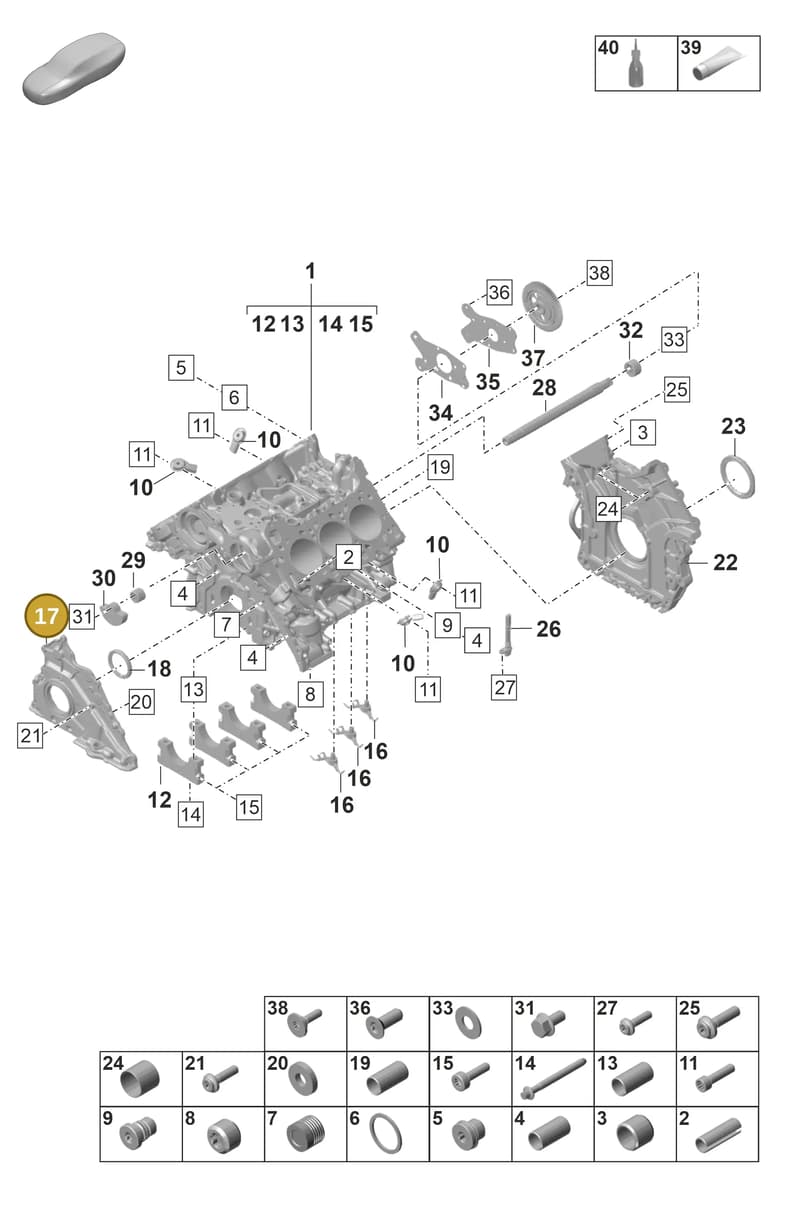 PAC103153 — Porsche Panamera (2023-2025) diagram p58101110, position 17