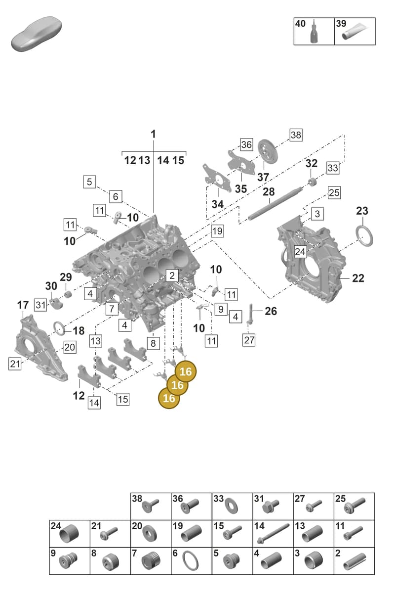 PAC103158 — Porsche Panamera (2023-2025) diagram p58101110, position 16