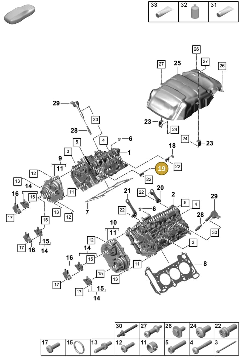 PAC103390 — Porsche Panamera (2023-2025) diagram p58103010, position 19