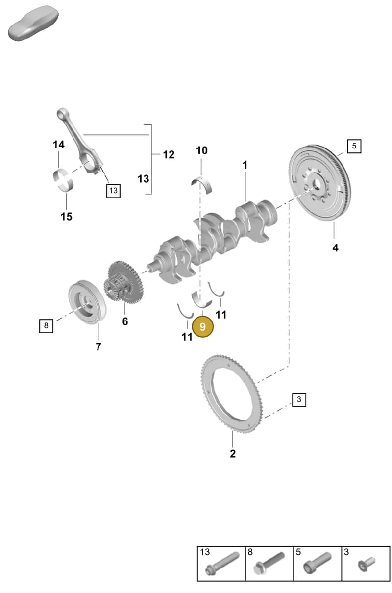 PAC105591F — Porsche Cayenne Coupe (2023-2023) diagram p60102000, position 9