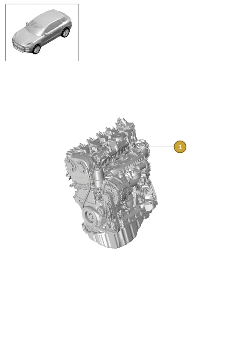 PAC107065D — Porsche Macan (2018-2022) diagram p52000090, position 1